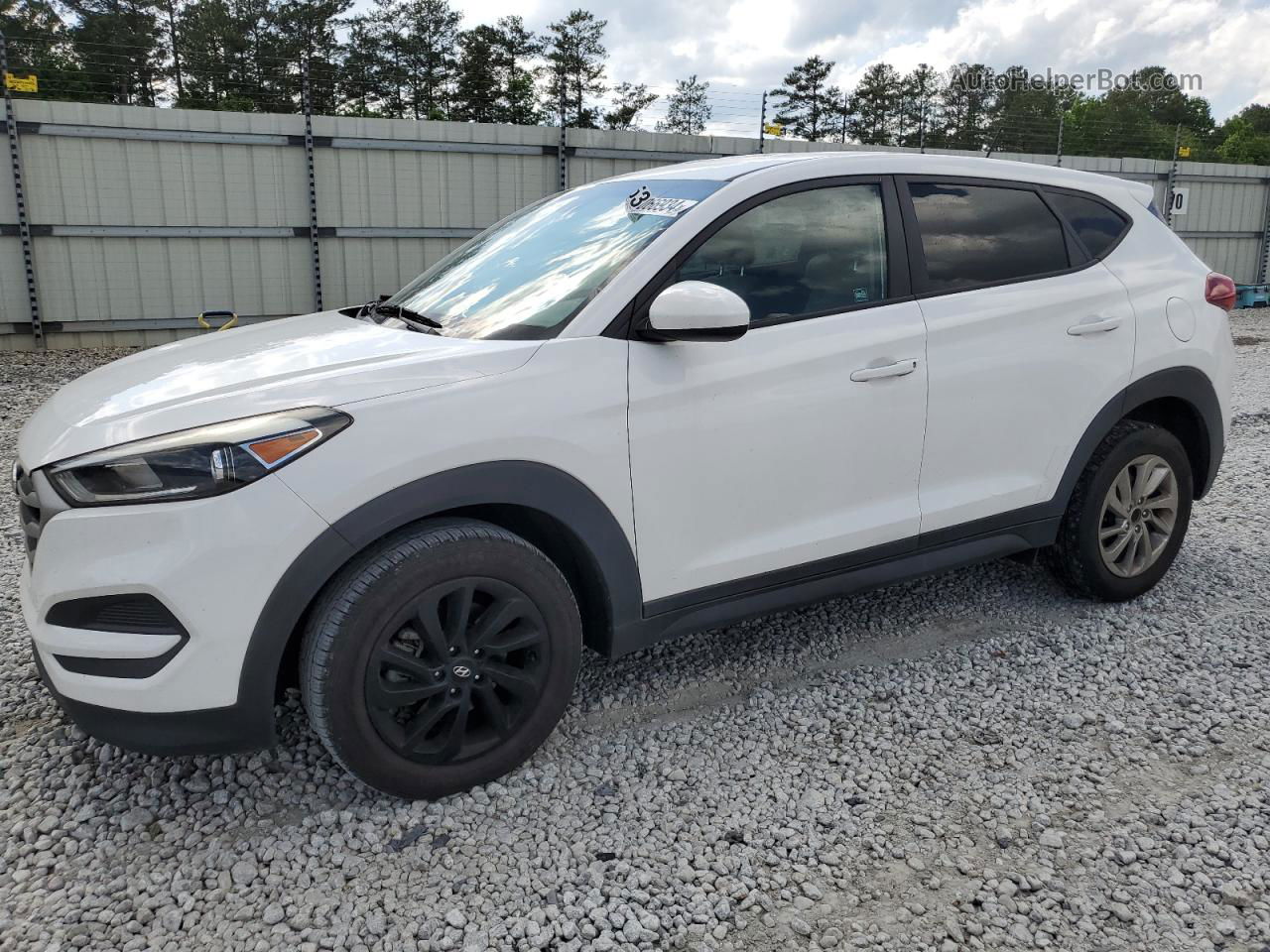 2017 Hyundai Tucson Se White vin: KM8J23A4XHU261153