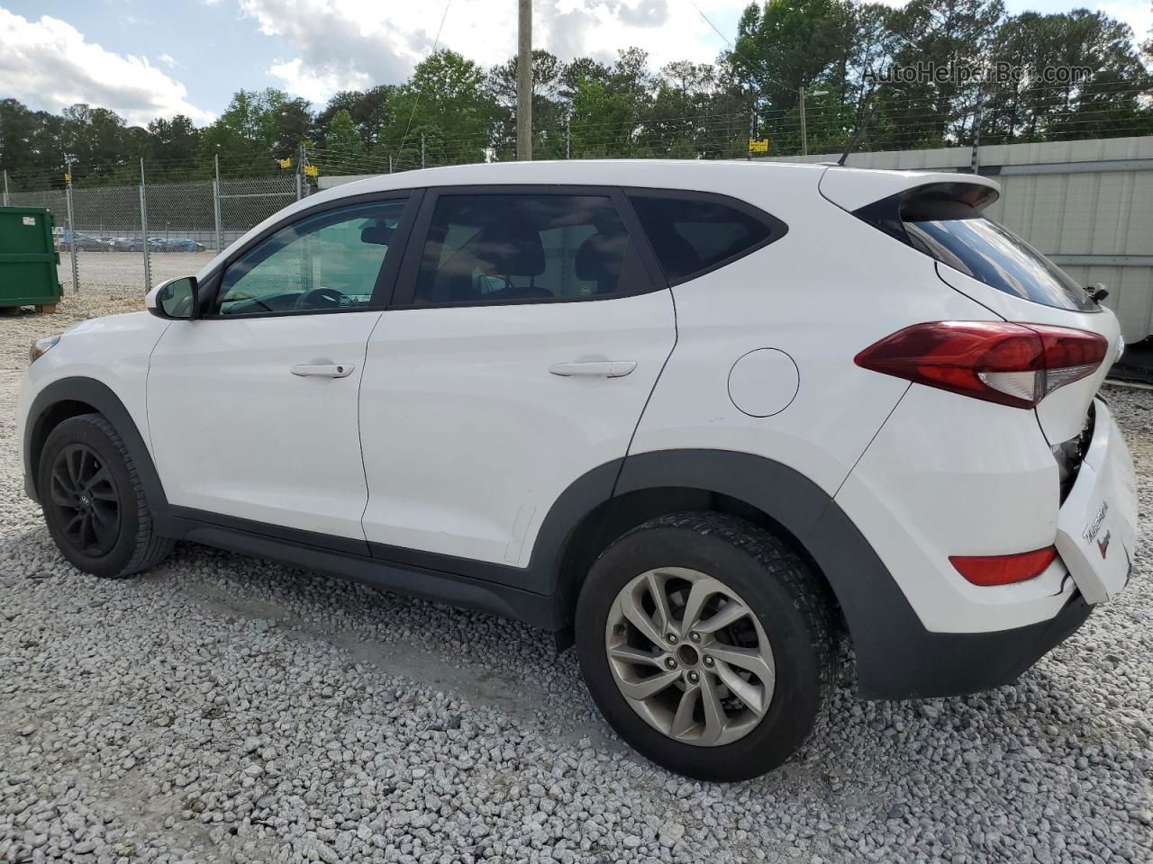 2017 Hyundai Tucson Se Белый vin: KM8J23A4XHU261153