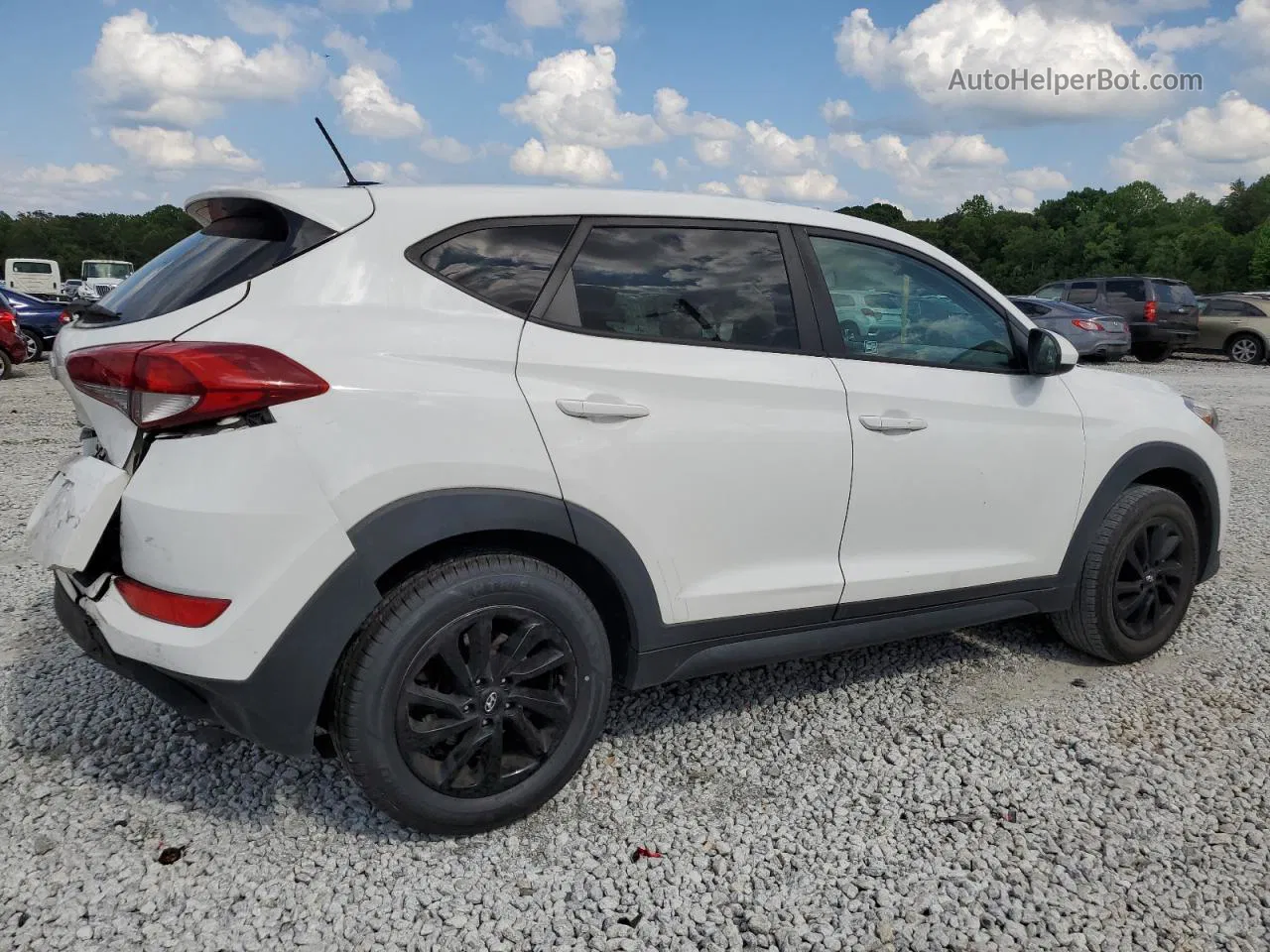 2017 Hyundai Tucson Se White vin: KM8J23A4XHU261153