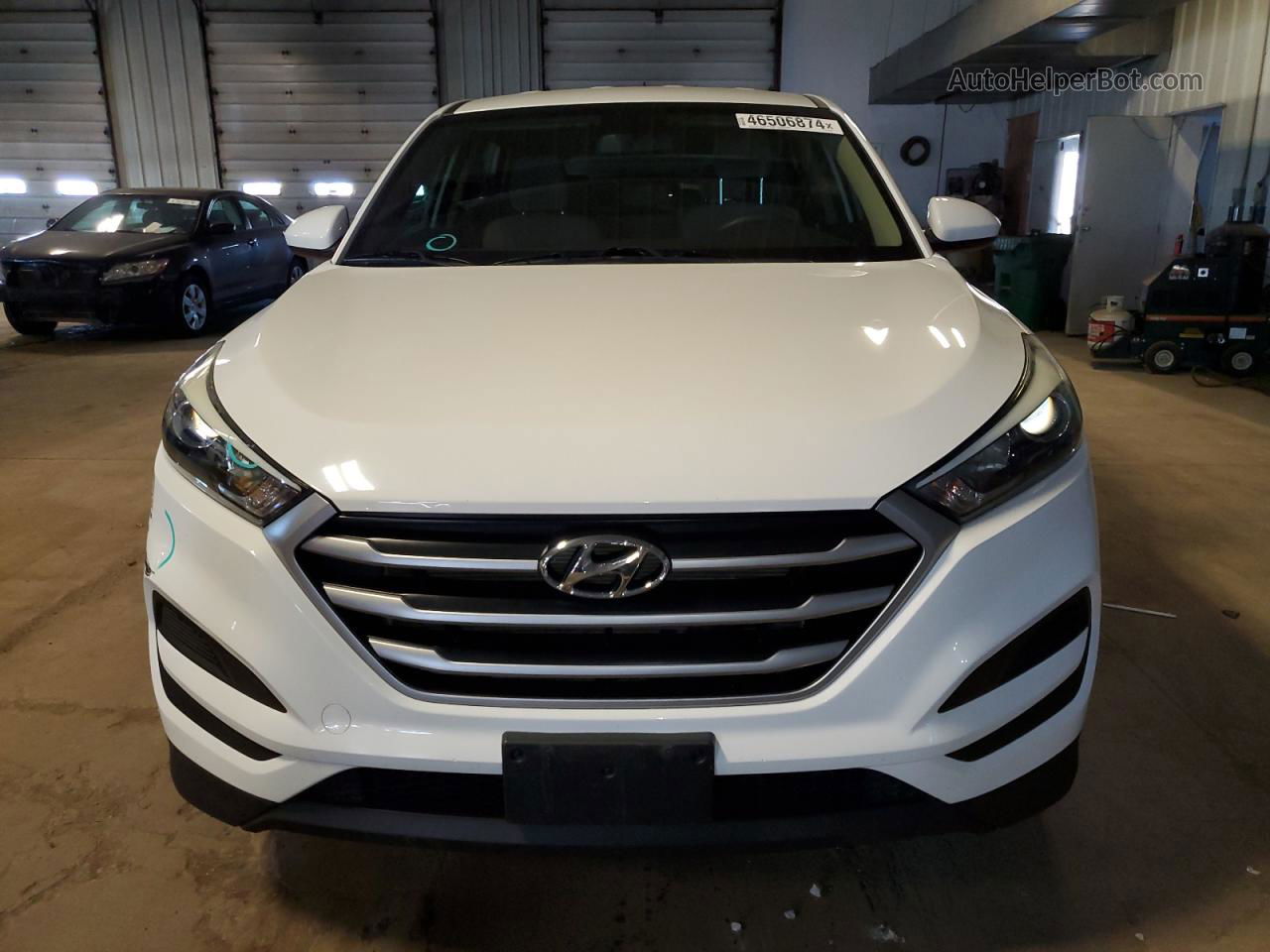 2017 Hyundai Tucson Se White vin: KM8J23A4XHU320623