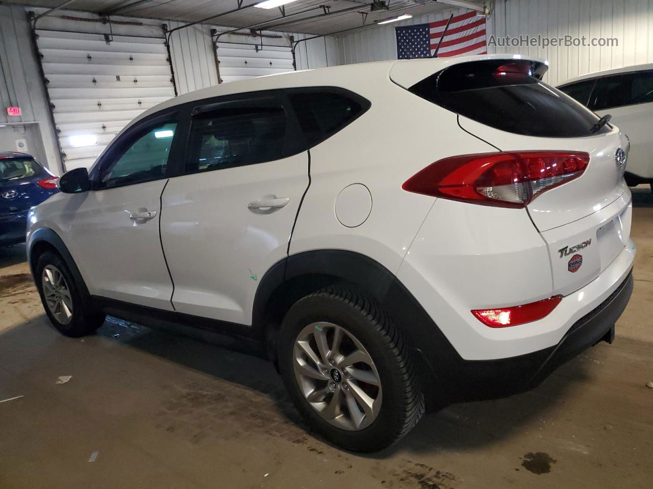 2017 Hyundai Tucson Se White vin: KM8J23A4XHU320623