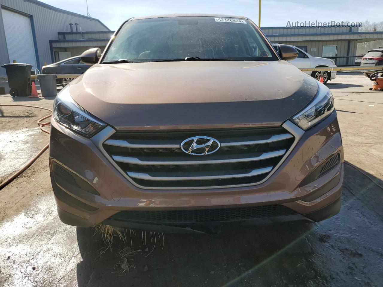 2017 Hyundai Tucson Se Brown vin: KM8J23A4XHU378649