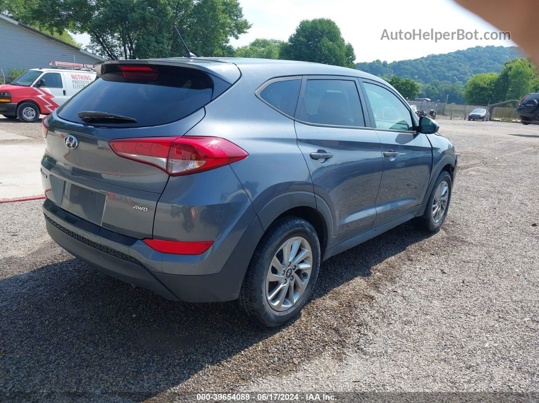 2018 Hyundai Tucson Se Gray vin: KM8J2CA40JU679601