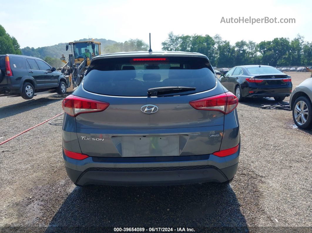 2018 Hyundai Tucson Se Gray vin: KM8J2CA40JU679601