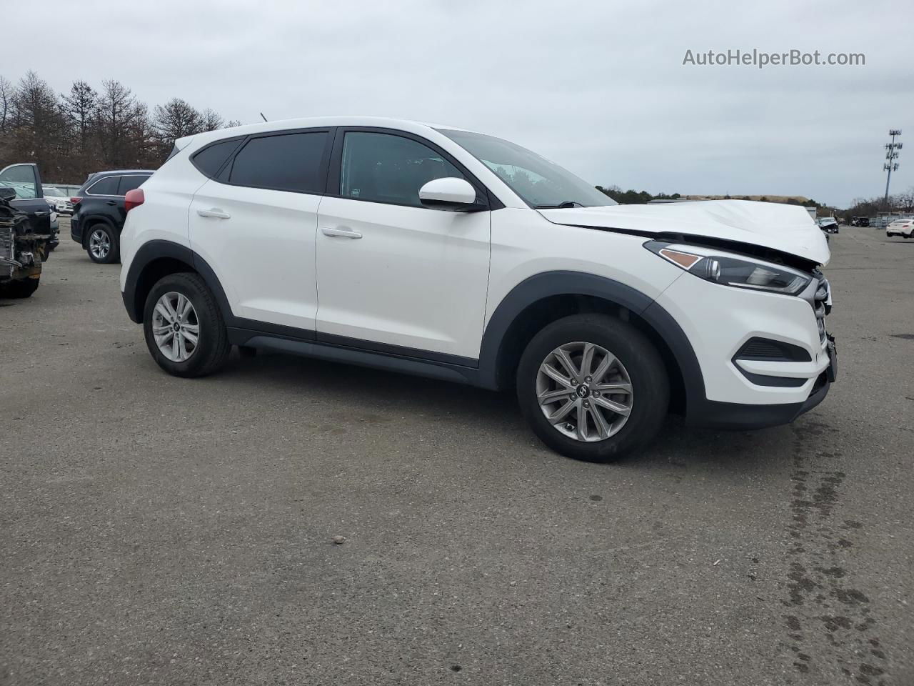 2018 Hyundai Tucson Se White vin: KM8J2CA40JU824474