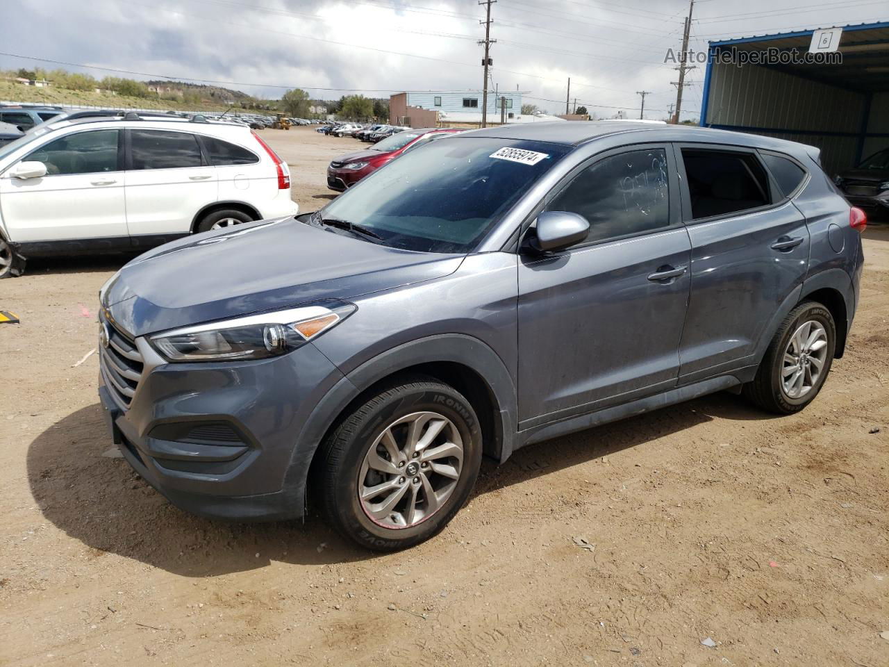 2018 Hyundai Tucson Se Gray vin: KM8J2CA42JU769106