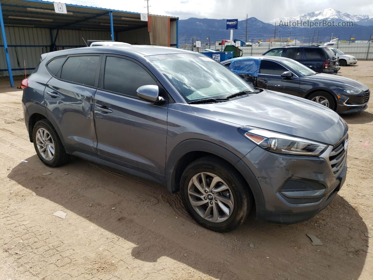 2018 Hyundai Tucson Se Gray vin: KM8J2CA42JU769106