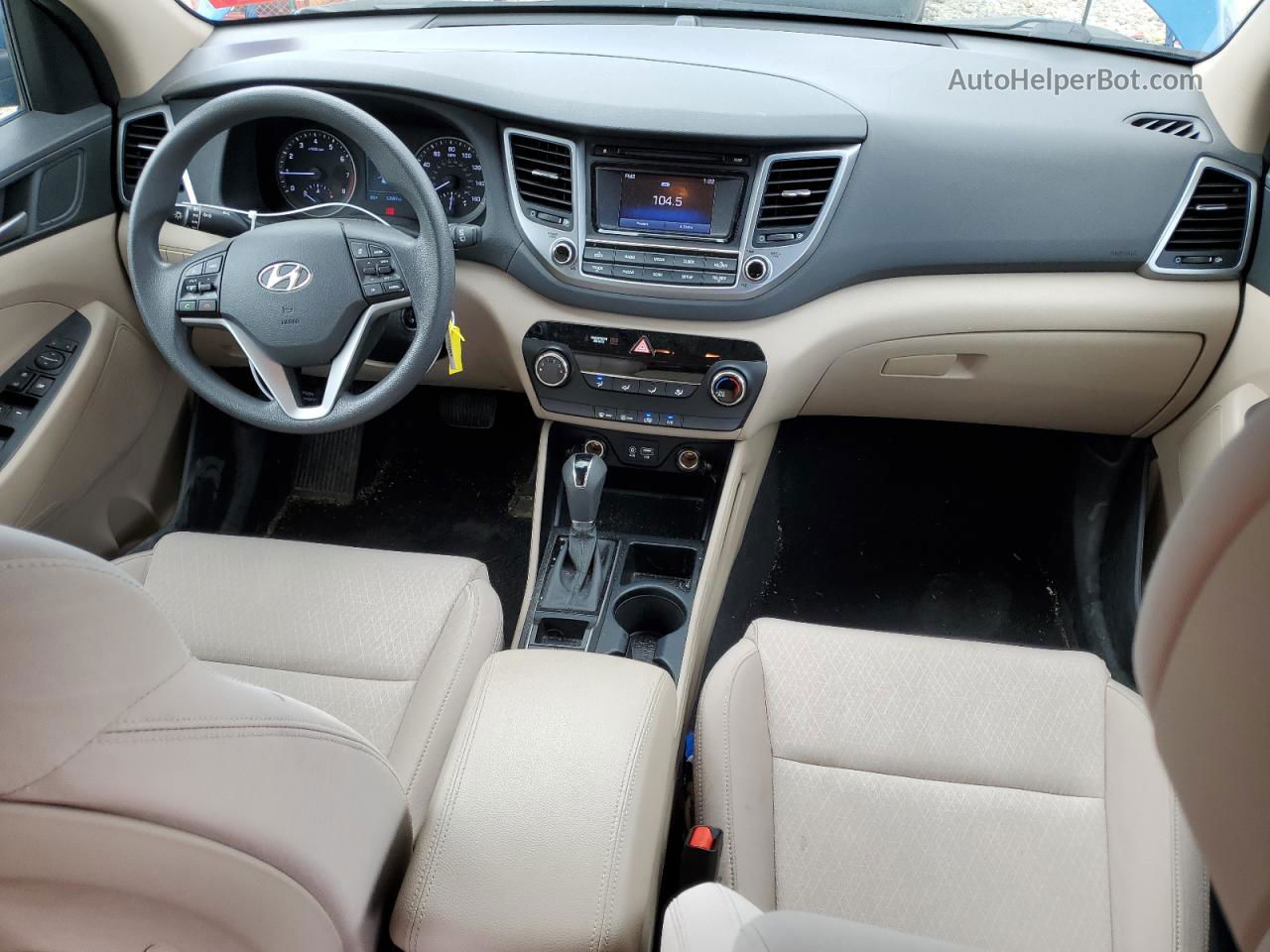 2018 Hyundai Tucson Se Синий vin: KM8J2CA44JU776106