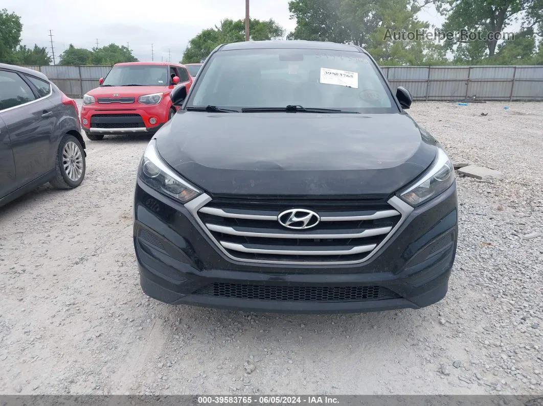 2018 Hyundai Tucson Se Black vin: KM8J2CA45JU798633