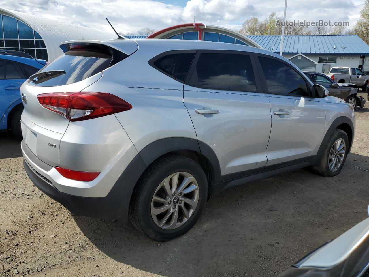 2018 Hyundai Tucson Se Silver vin: KM8J2CA47JU828215