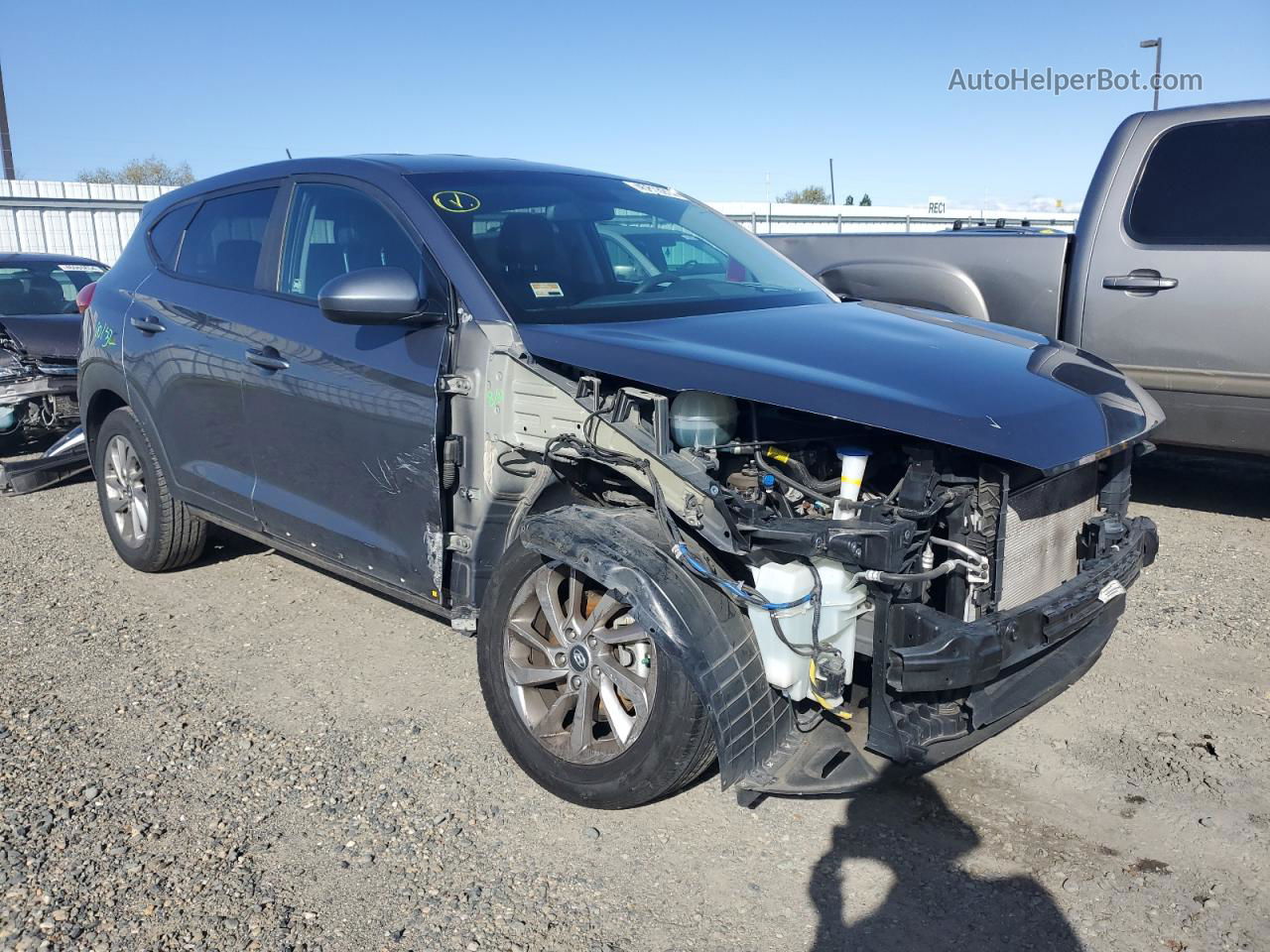 2018 Hyundai Tucson Se Gray vin: KM8J2CA48JU646670