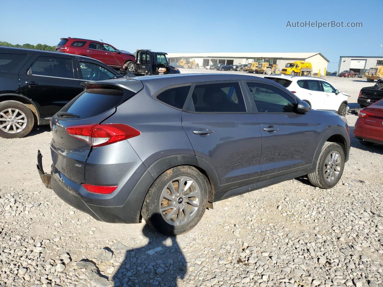 2018 Hyundai Tucson Se Серый vin: KM8J2CA48JU655210