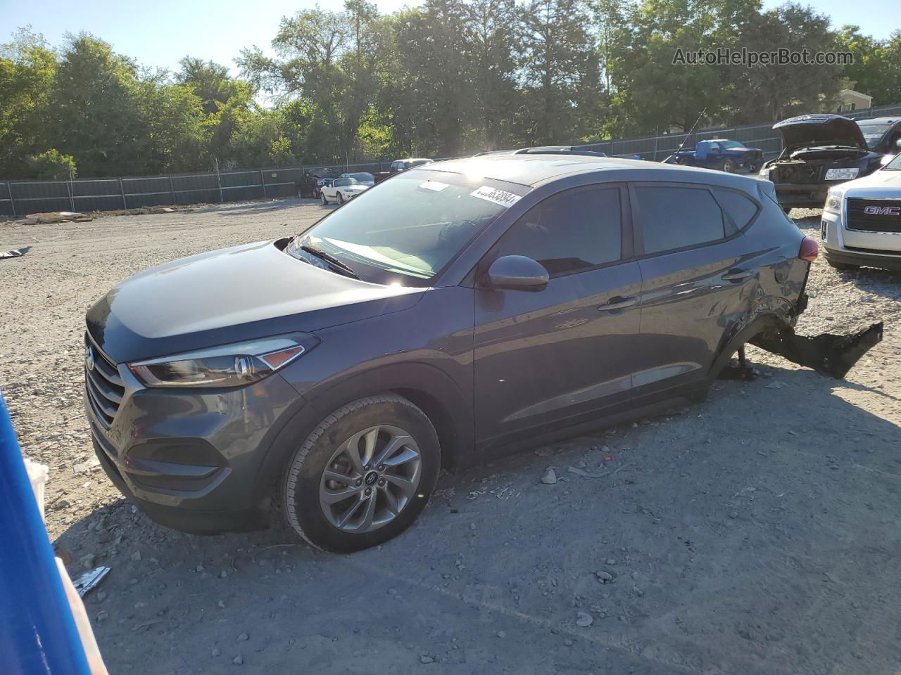 2018 Hyundai Tucson Se Gray vin: KM8J2CA48JU655210