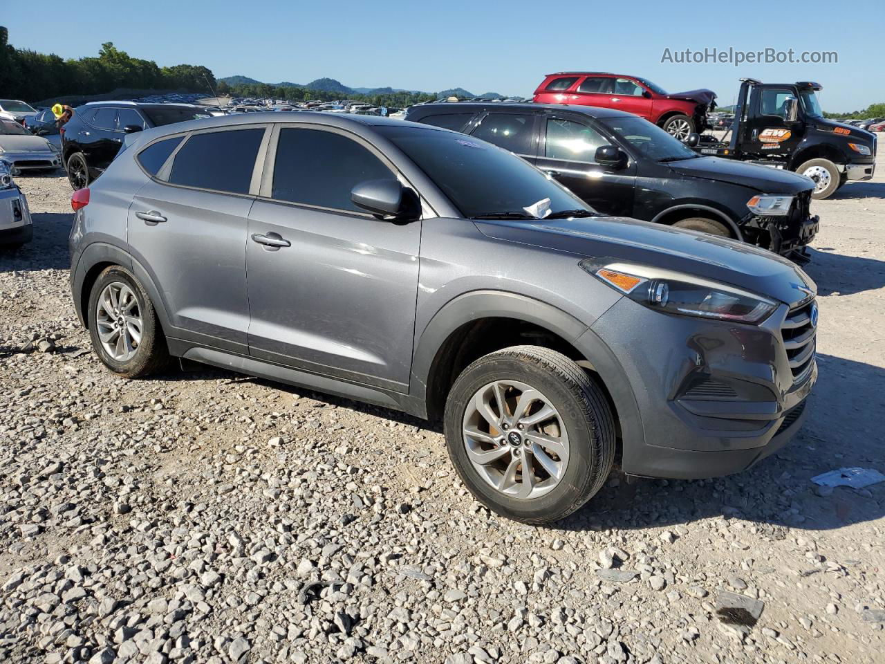 2018 Hyundai Tucson Se Gray vin: KM8J2CA48JU655210