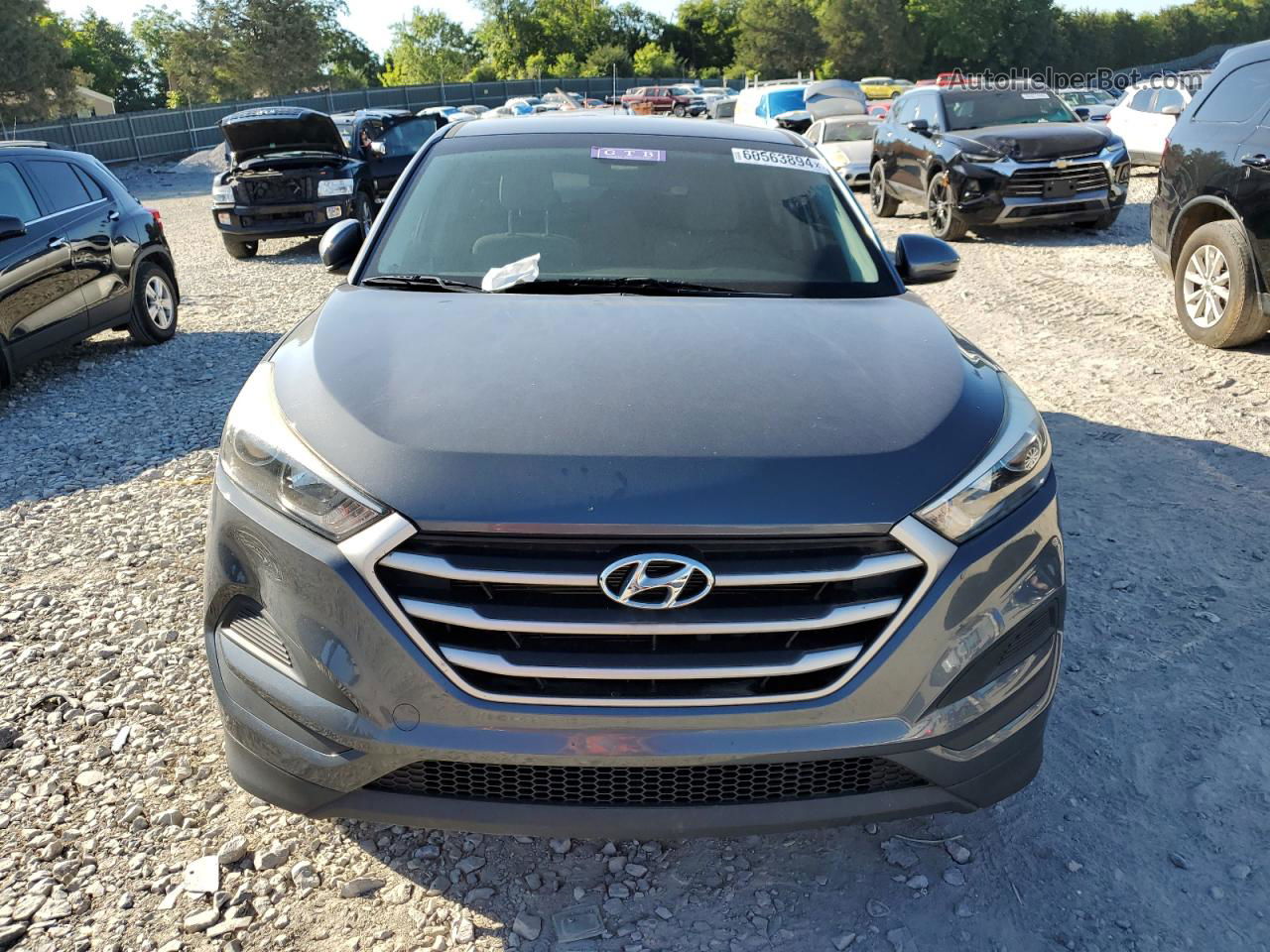 2018 Hyundai Tucson Se Gray vin: KM8J2CA48JU655210