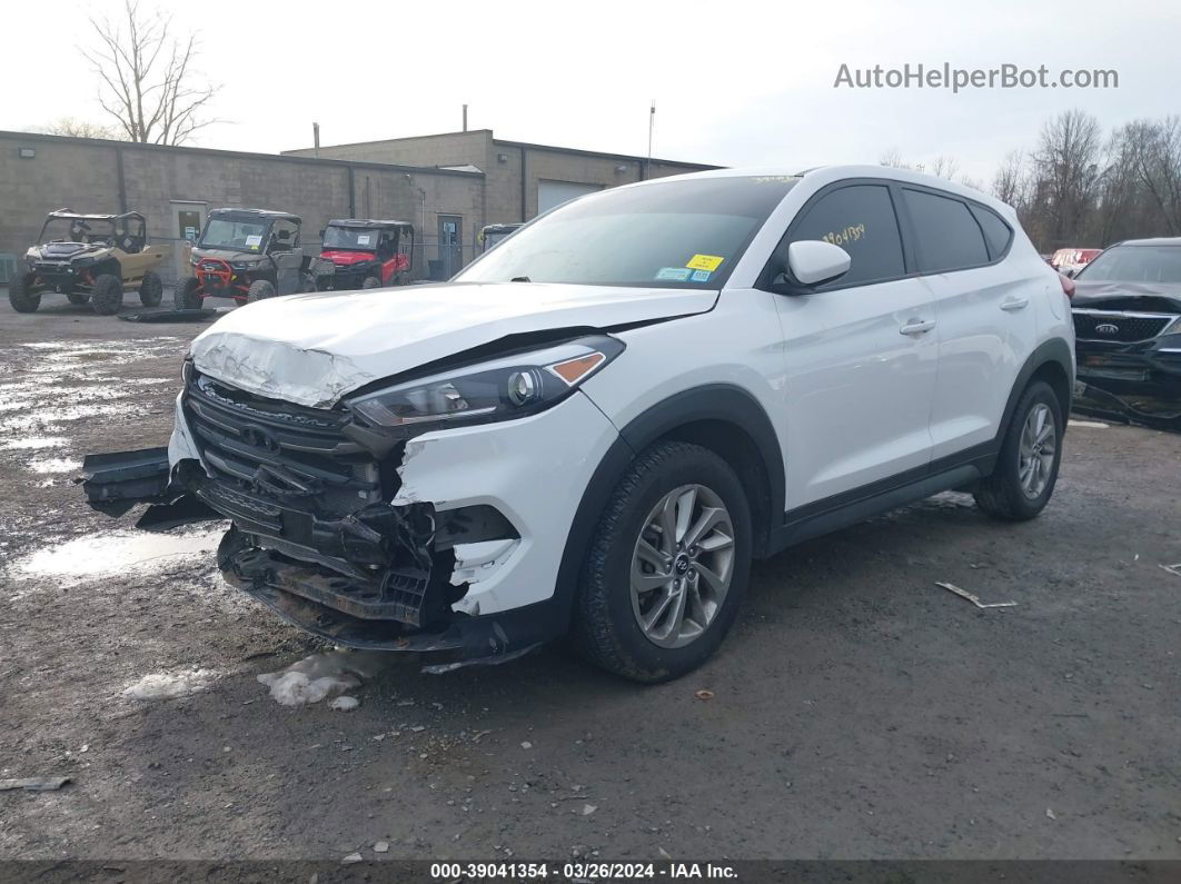 2018 Hyundai Tucson Se White vin: KM8J2CA48JU659791