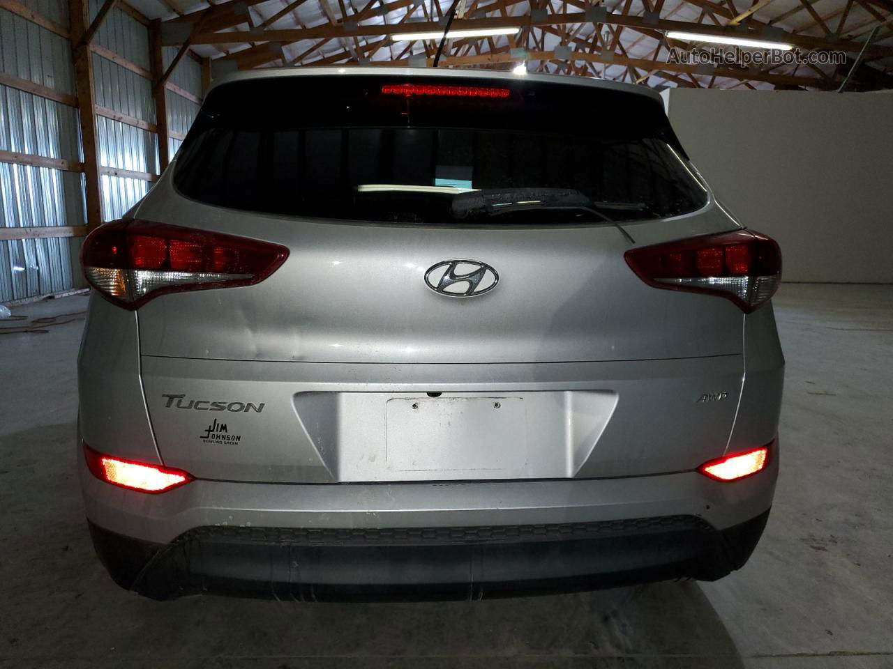 2018 Hyundai Tucson Se Silver vin: KM8J2CA49JU798683