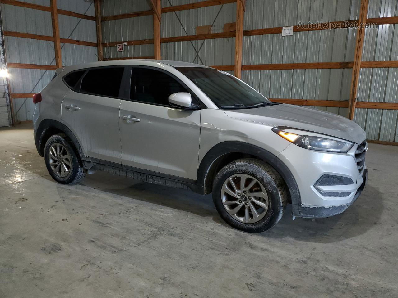 2018 Hyundai Tucson Se Silver vin: KM8J2CA49JU798683