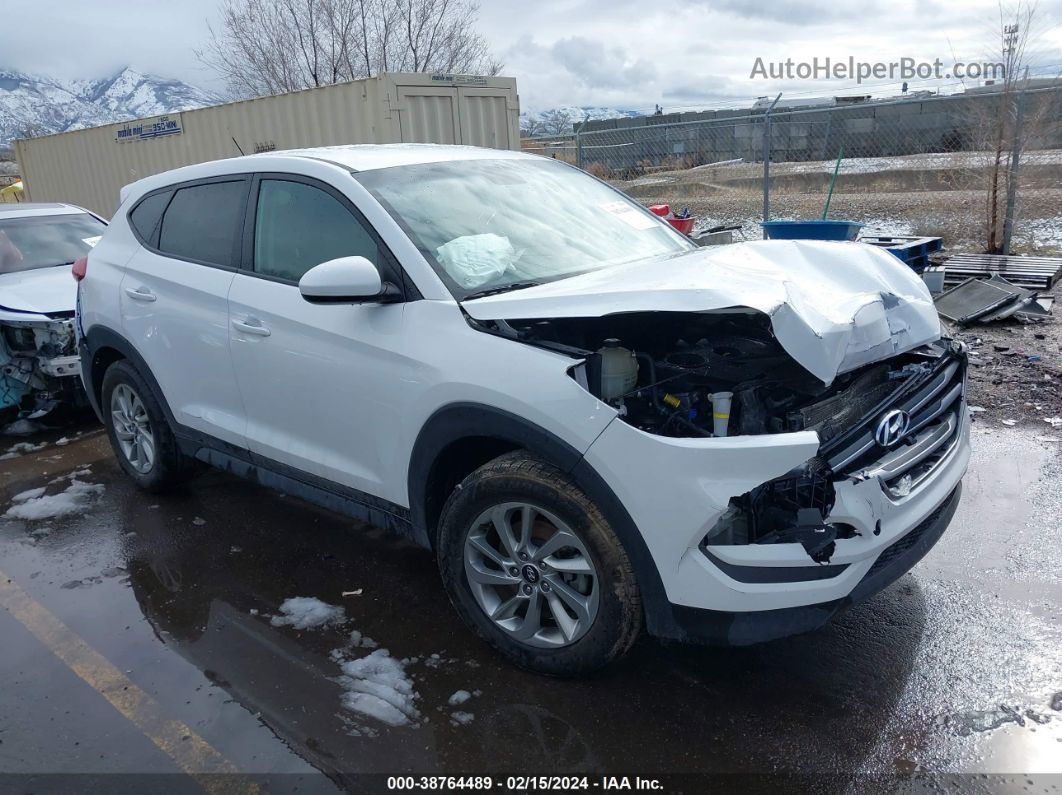 2018 Hyundai Tucson Se White vin: KM8J2CA4XJU710482