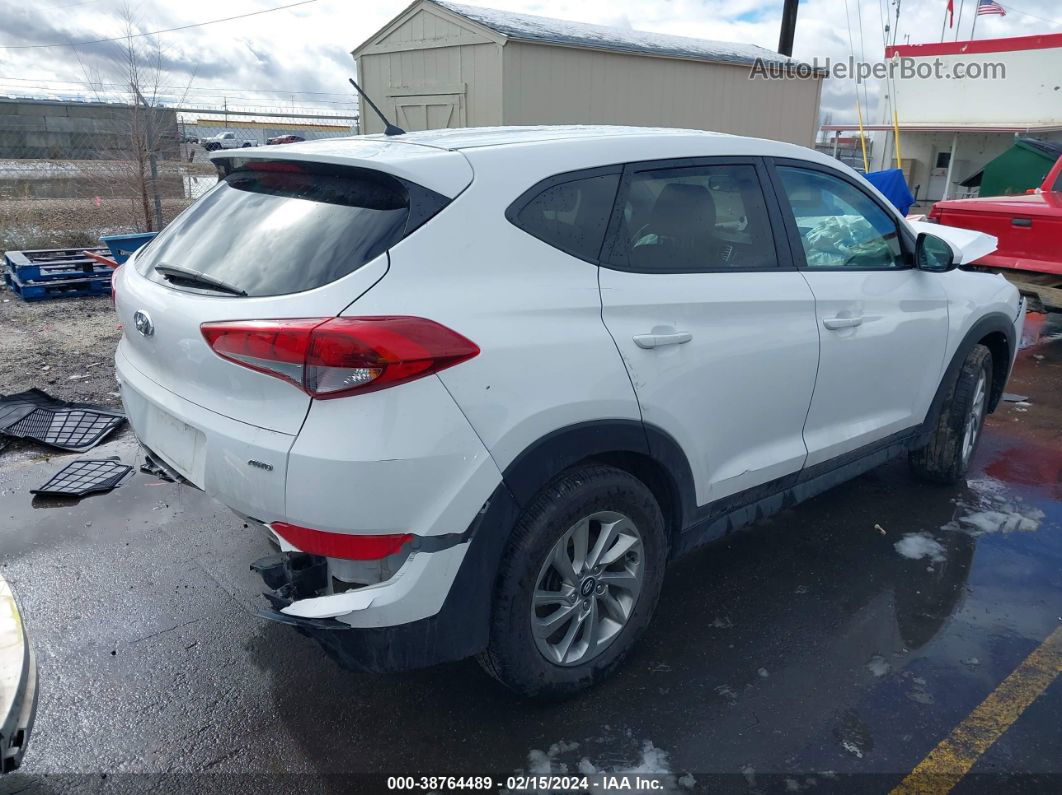 2018 Hyundai Tucson Se White vin: KM8J2CA4XJU710482