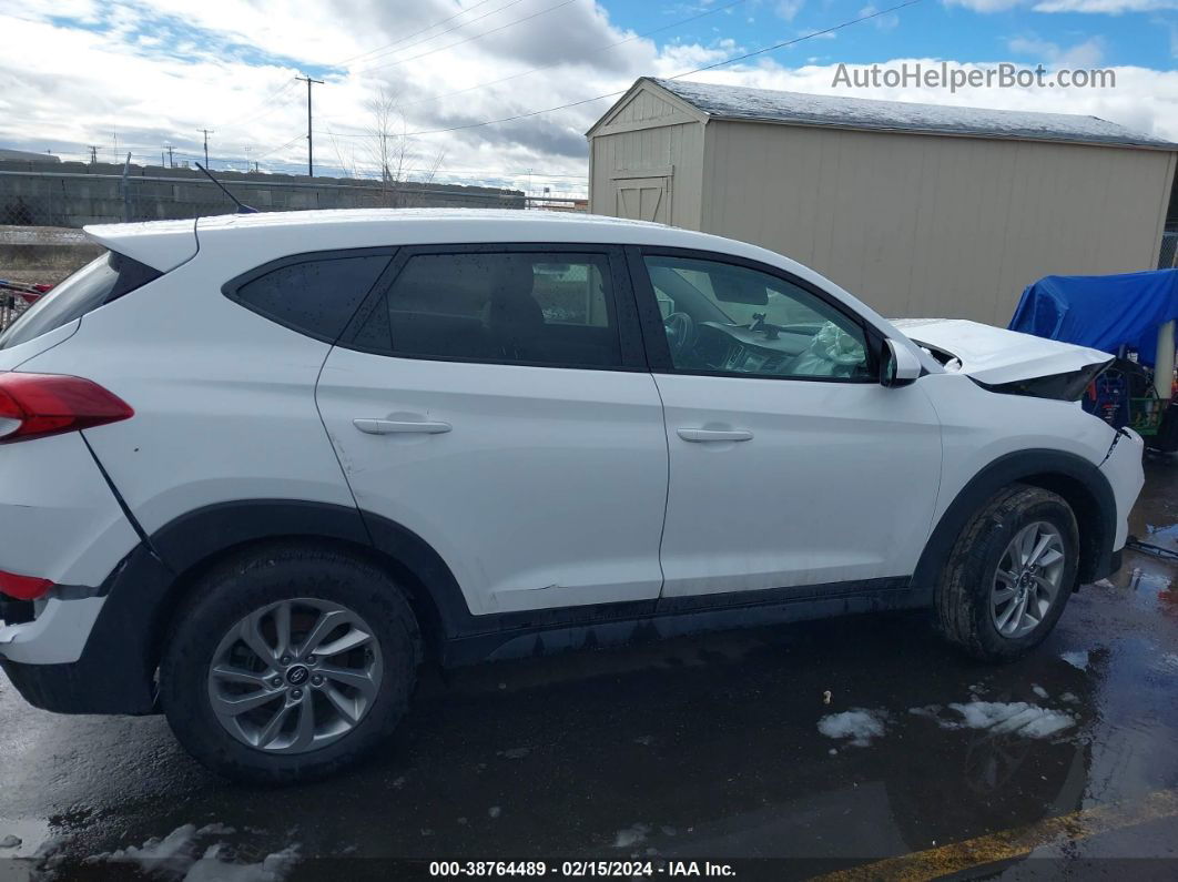 2018 Hyundai Tucson Se White vin: KM8J2CA4XJU710482