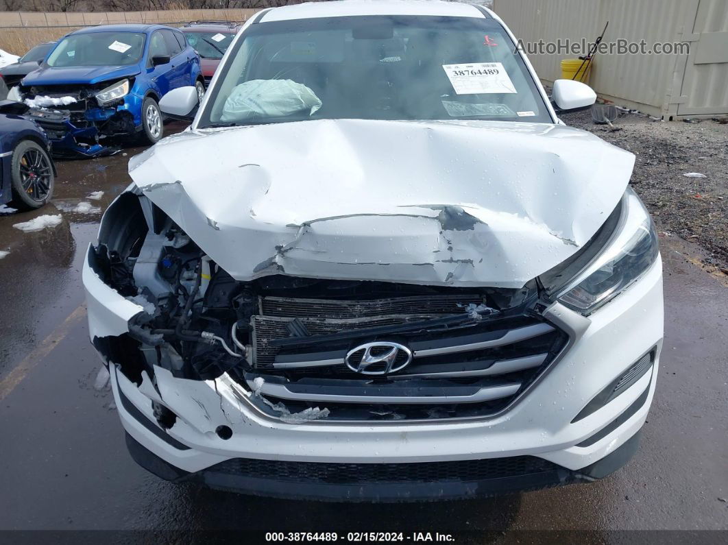 2018 Hyundai Tucson Se White vin: KM8J2CA4XJU710482