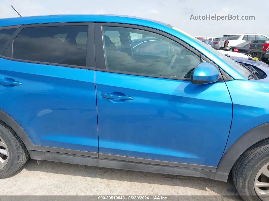 2018 Hyundai Tucson Se Синий vin: KM8J2CA4XJU732322