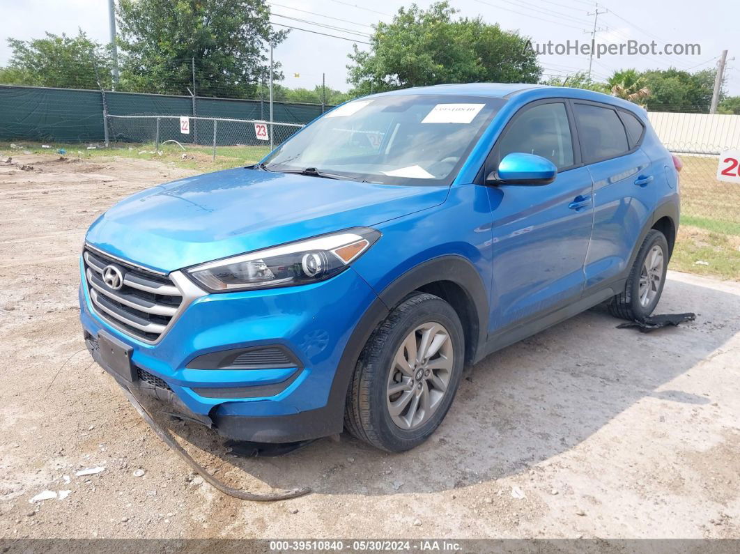 2018 Hyundai Tucson Se Синий vin: KM8J2CA4XJU732322