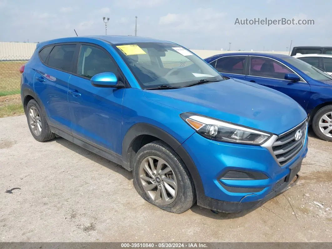 2018 Hyundai Tucson Se Синий vin: KM8J2CA4XJU732322