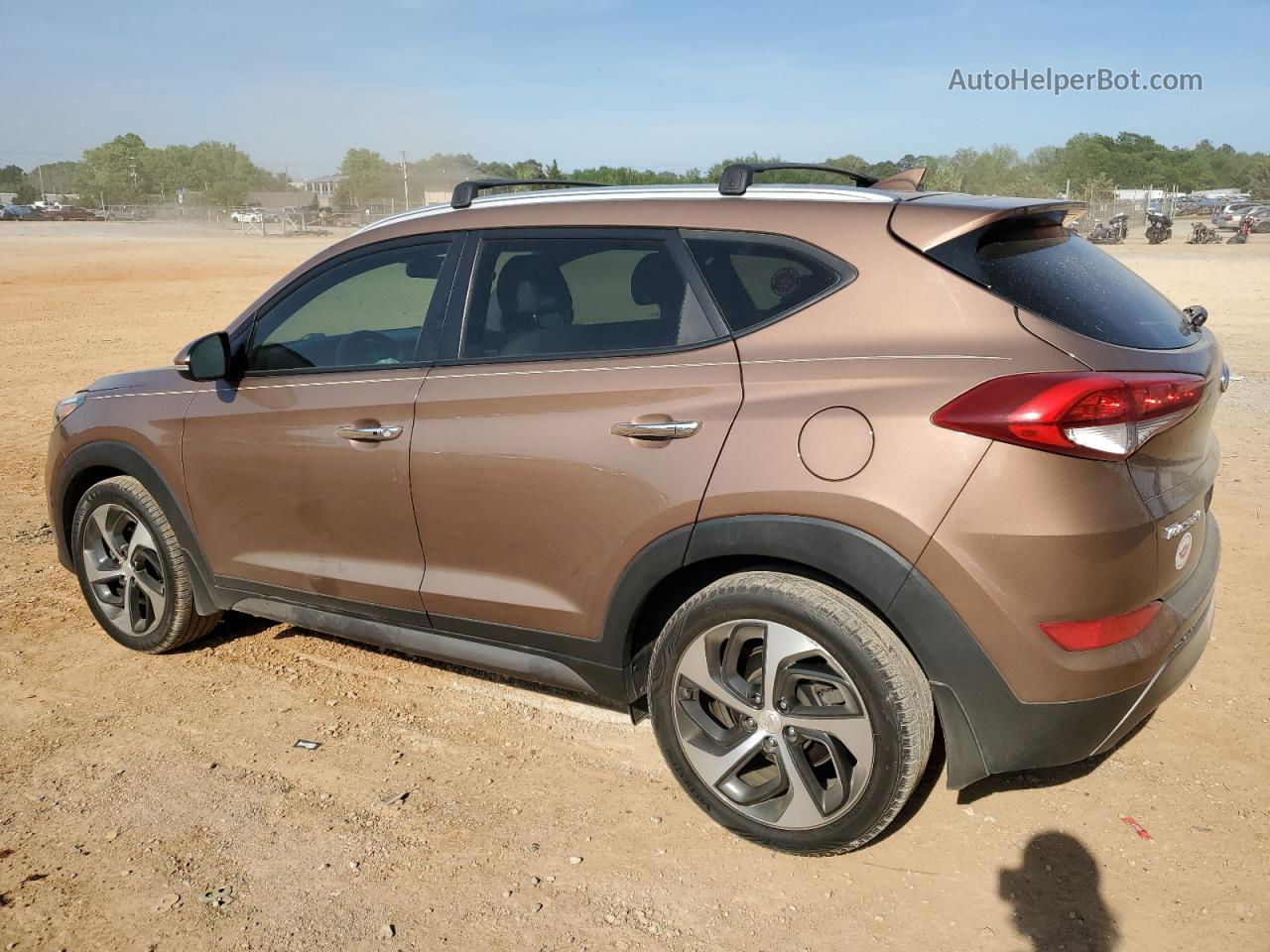 2016 Hyundai Tucson Limited Brown vin: KM8J33A20GU200811