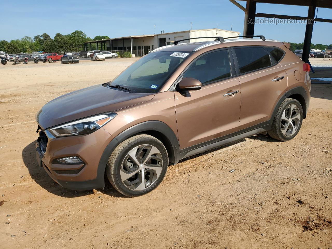 2016 Hyundai Tucson Limited Brown vin: KM8J33A20GU200811