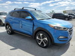 2016 Hyundai Tucson Limited Blue vin: KM8J33A20GU227281