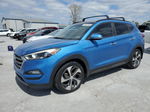 2016 Hyundai Tucson Limited Blue vin: KM8J33A20GU227281