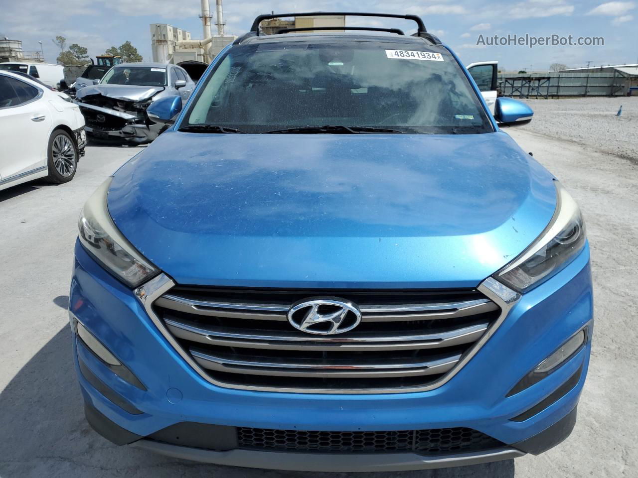 2016 Hyundai Tucson Limited Blue vin: KM8J33A20GU227281