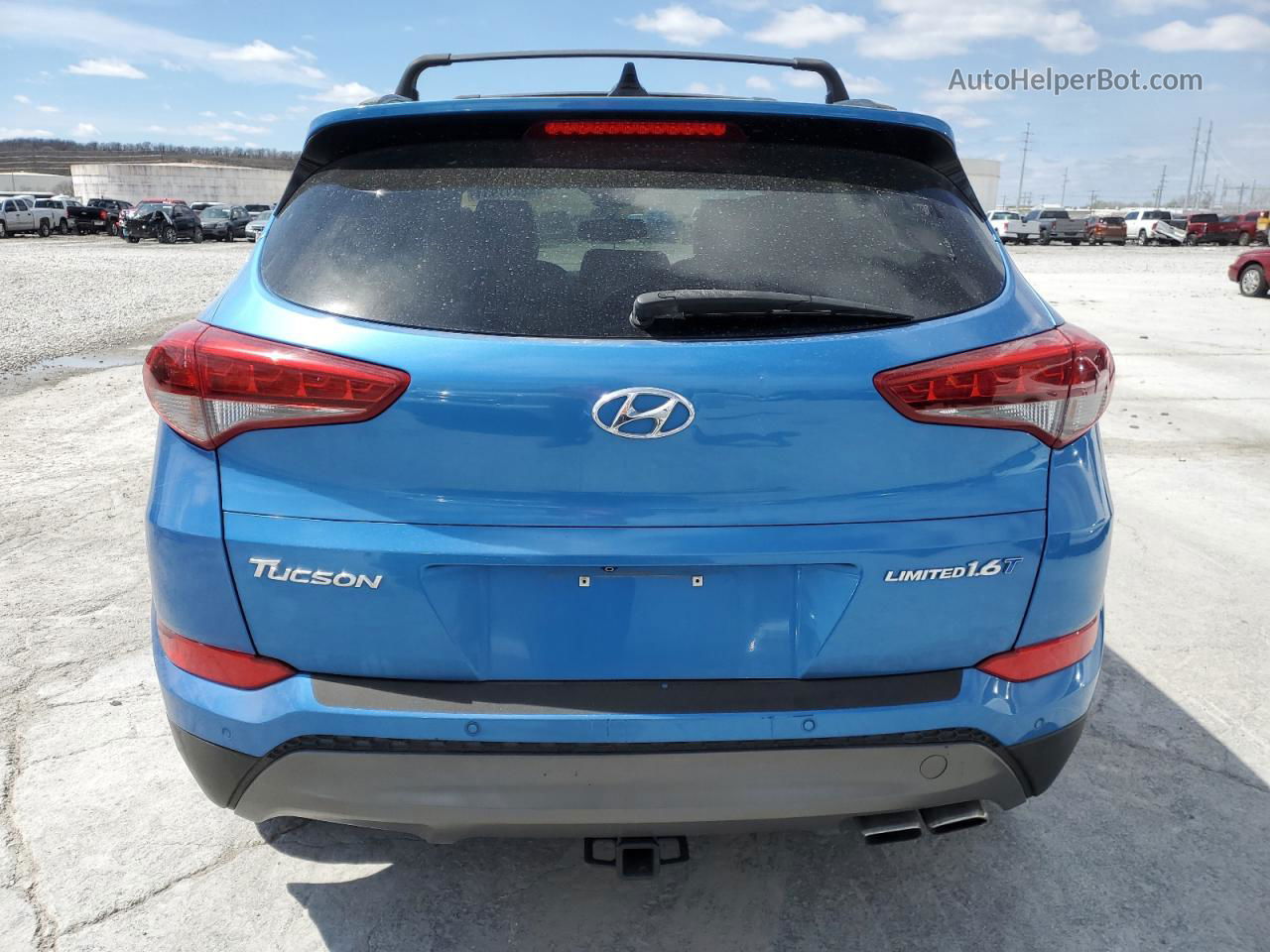 2016 Hyundai Tucson Limited Blue vin: KM8J33A20GU227281