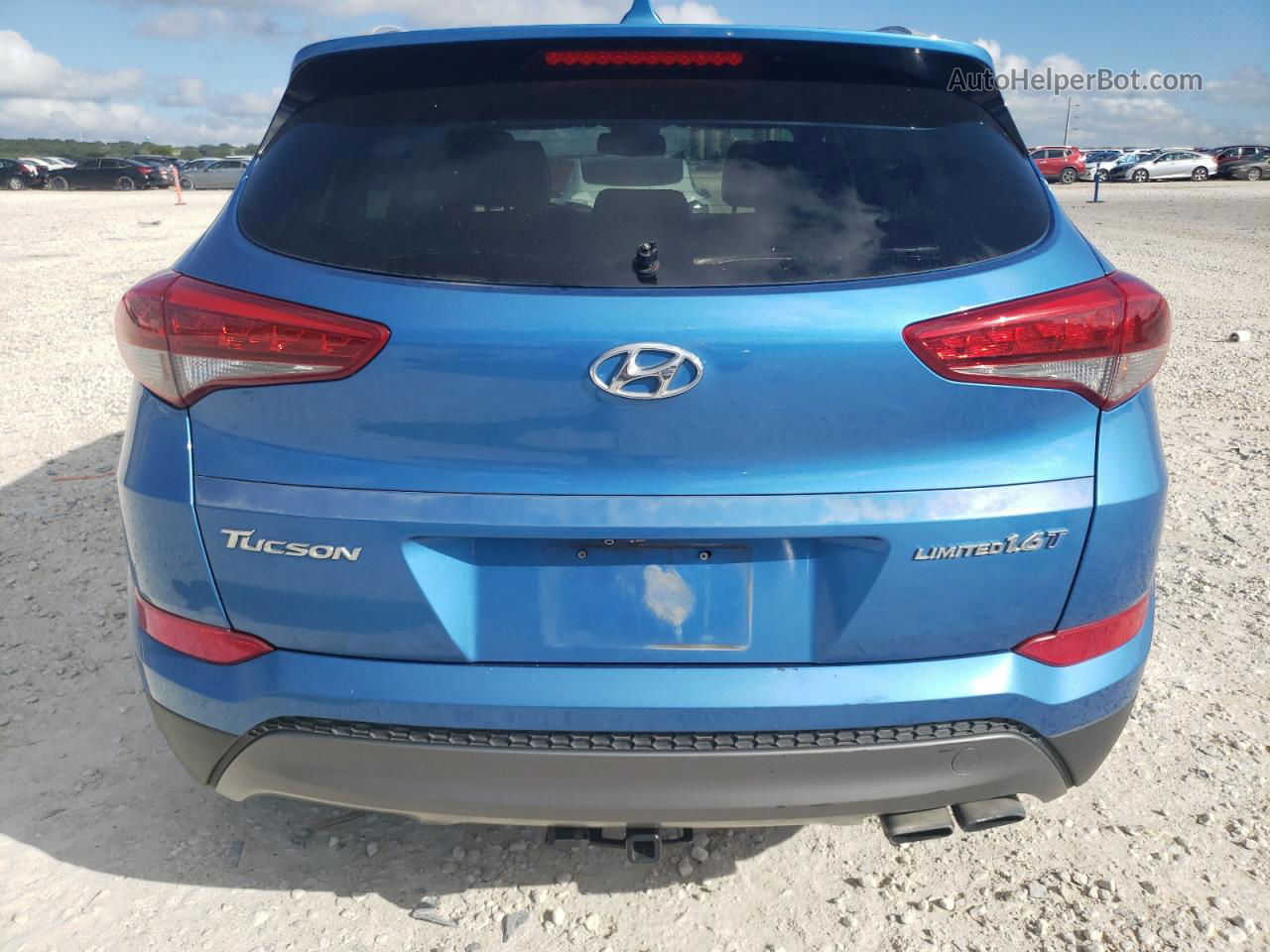 2016 Hyundai Tucson Limited Blue vin: KM8J33A20GU247577