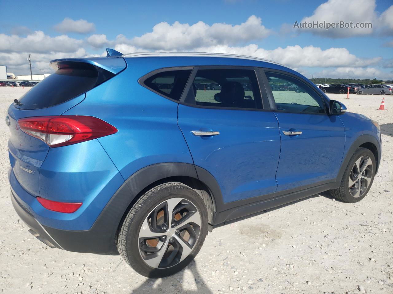 2016 Hyundai Tucson Limited Blue vin: KM8J33A20GU247577