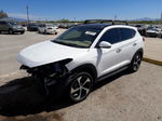 2017 Hyundai Tucson Limited White vin: KM8J33A20HU316611