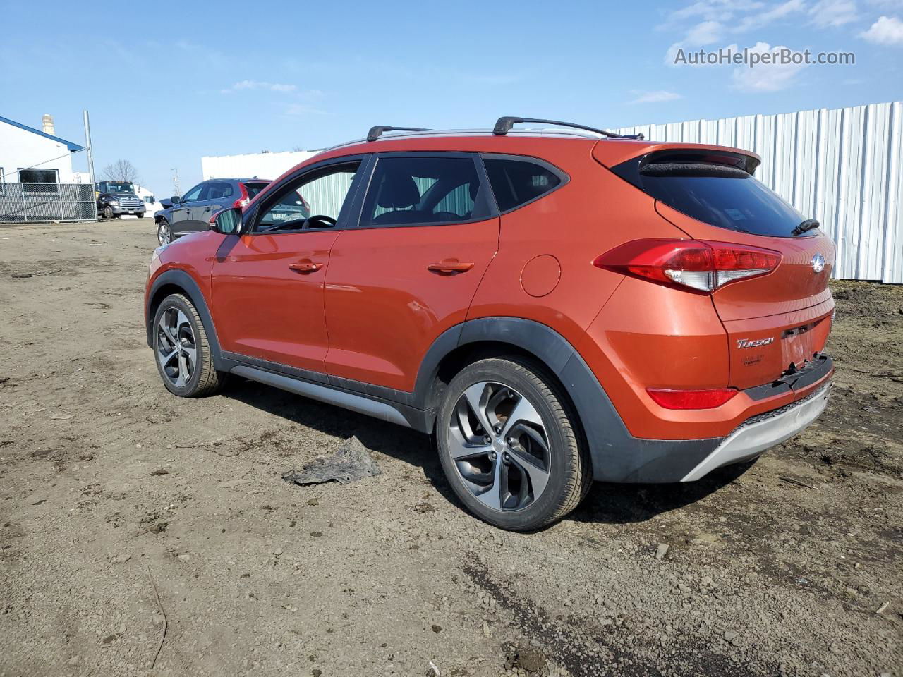 2017 Hyundai Tucson Limited Orange vin: KM8J33A20HU351035