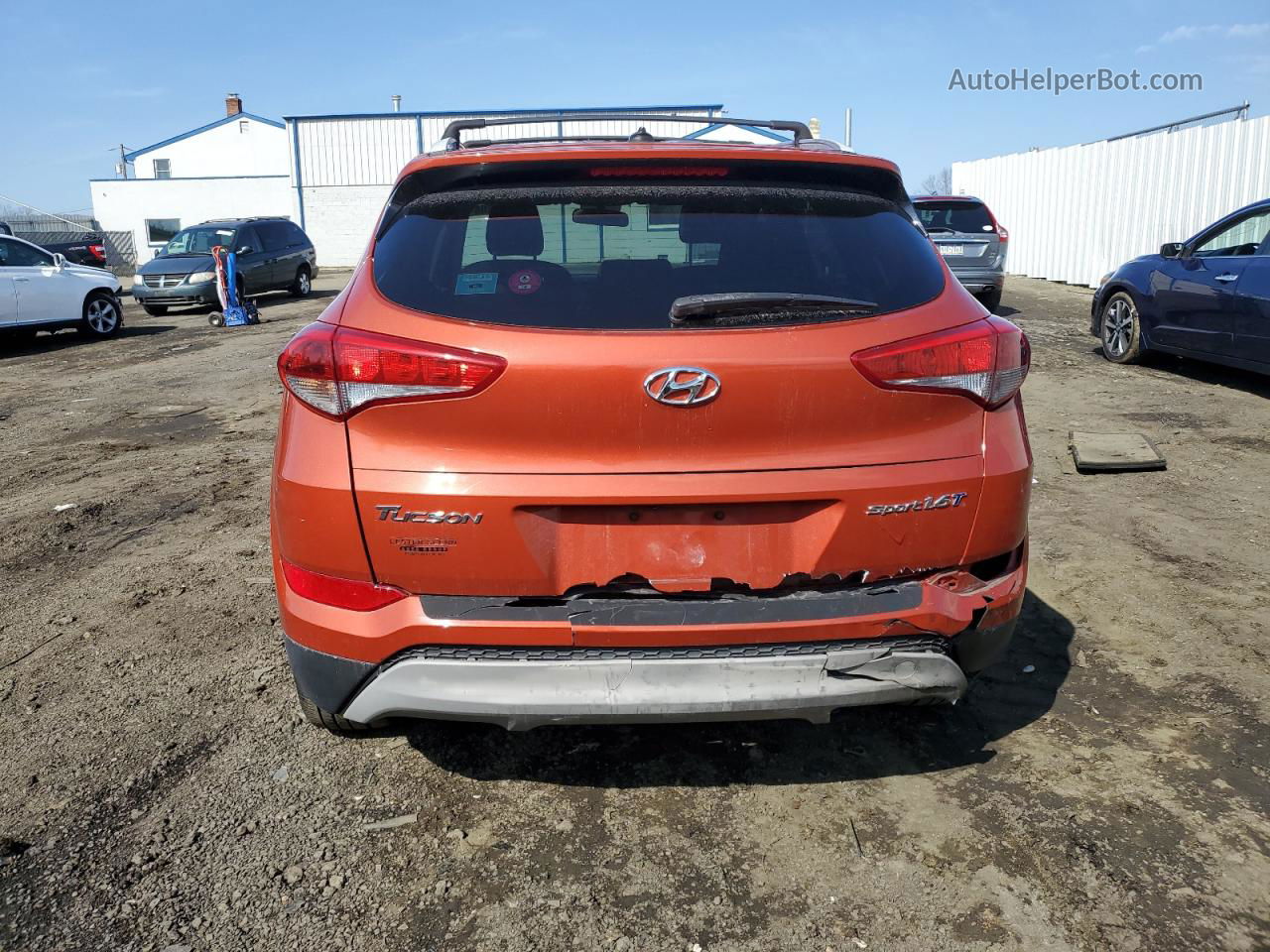 2017 Hyundai Tucson Limited Orange vin: KM8J33A20HU351035