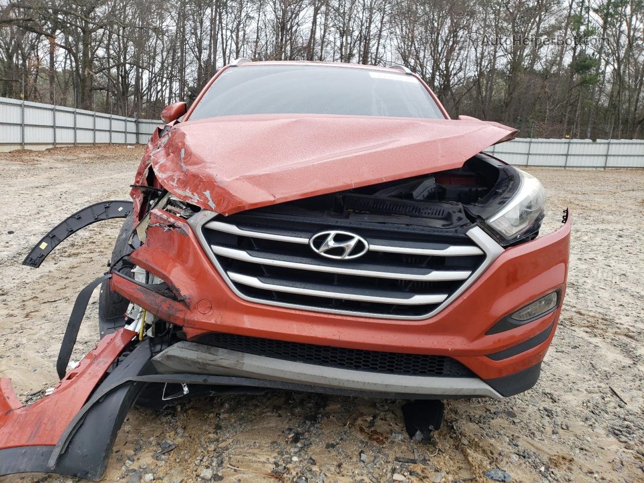 2017 Hyundai Tucson Limited Orange vin: KM8J33A20HU366831