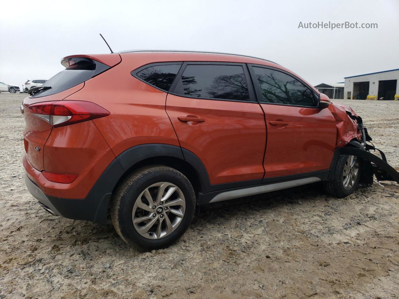 2017 Hyundai Tucson Limited Orange vin: KM8J33A20HU366831