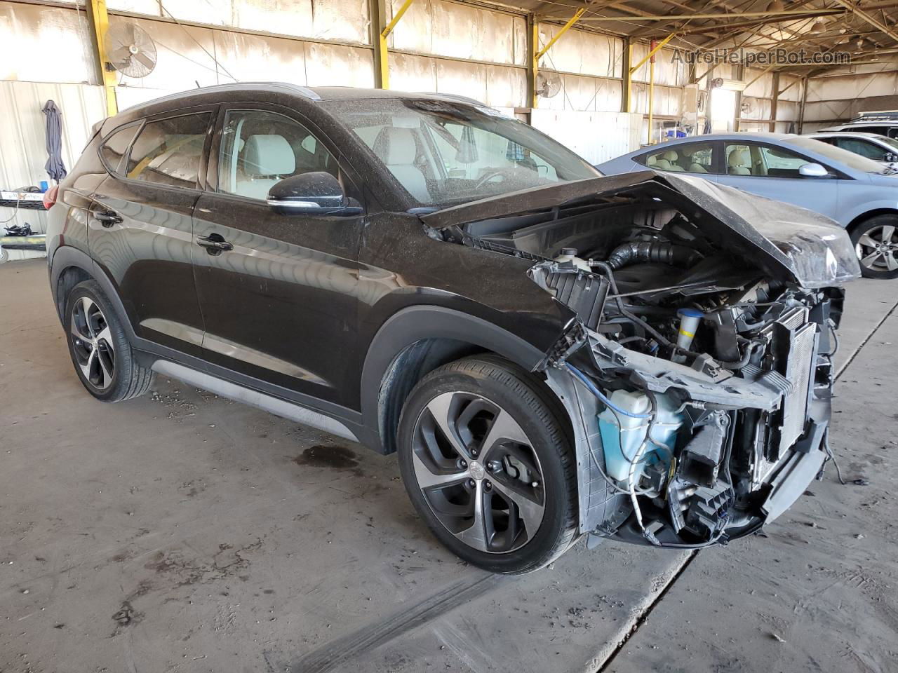 2017 Hyundai Tucson Limited Black vin: KM8J33A20HU370586