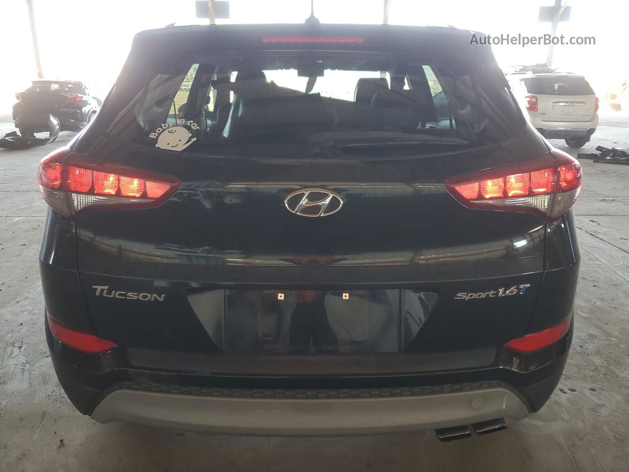 2017 Hyundai Tucson Limited Black vin: KM8J33A20HU370586