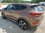 2017 Hyundai Tucson Limited Желто-коричневый vin: KM8J33A20HU406762