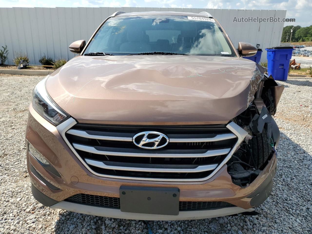 2017 Hyundai Tucson Limited Tan vin: KM8J33A20HU406762