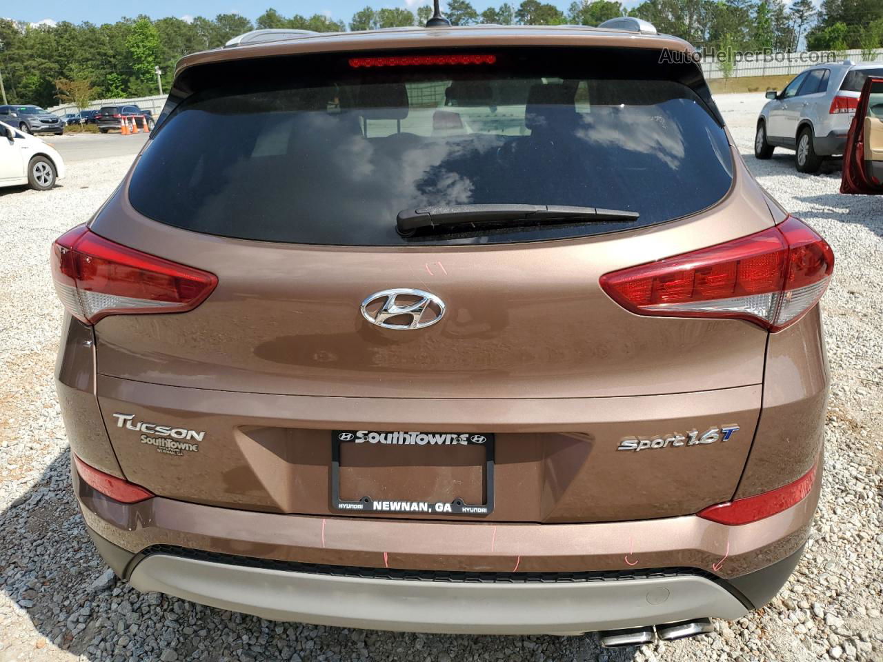 2017 Hyundai Tucson Limited Tan vin: KM8J33A20HU406762