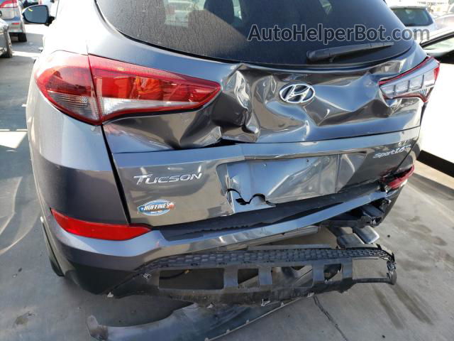 2017 Hyundai Tucson Limited Gray vin: KM8J33A20HU432195