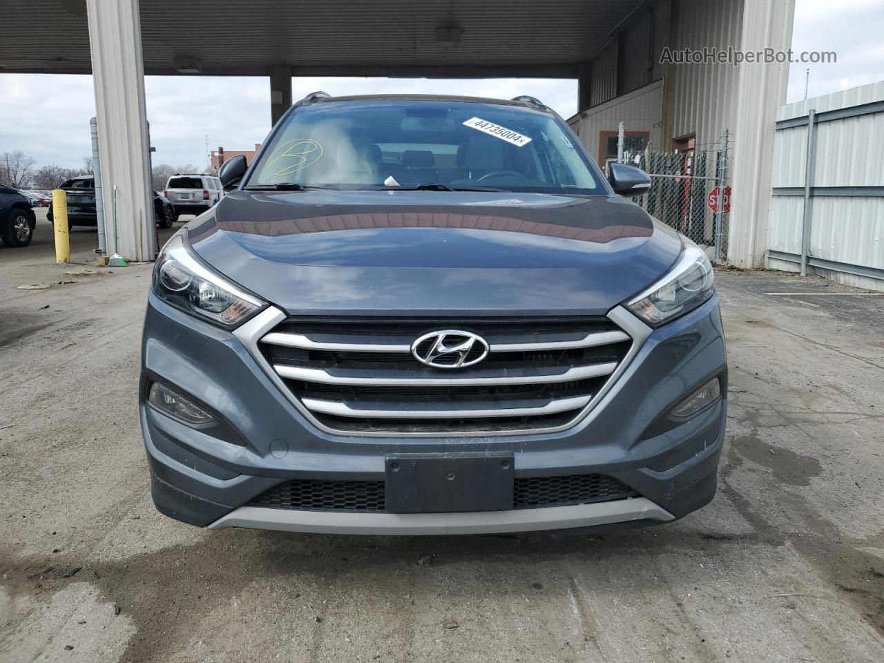 2017 Hyundai Tucson Limited Gray vin: KM8J33A20HU551879