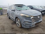 2016 Hyundai Tucson Limited Gray vin: KM8J33A21GU237947